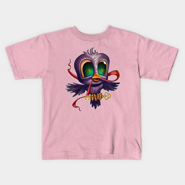 LUCKY TWEET Kids T-Shirt by 4funprint